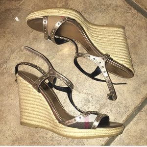 Burberry wedges (size 39)